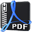 Gratis PDF-fusionslogotyp