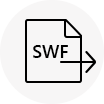 Tulos häviötön SWF-tiedosto
