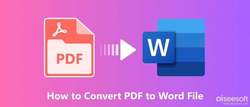 Kuinka muuntaa PDF-tiedosto Word-tiedostoksi
