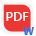 Logo převaděče PDF do aplikace Word