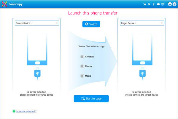 Connect Android and iPhone to computer