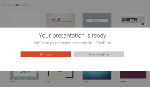 Controleer PowerPoint Online