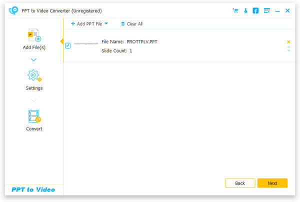 Aiseesoft PPT to Video Converter screenshot Aiseesoft PPT to Video Converter screenshot