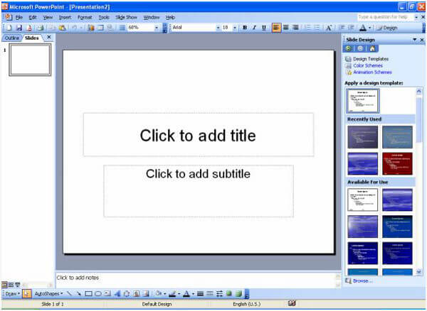 Avvia PowerPoint