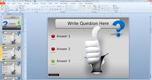 Modelli di quiz di PowerPoint