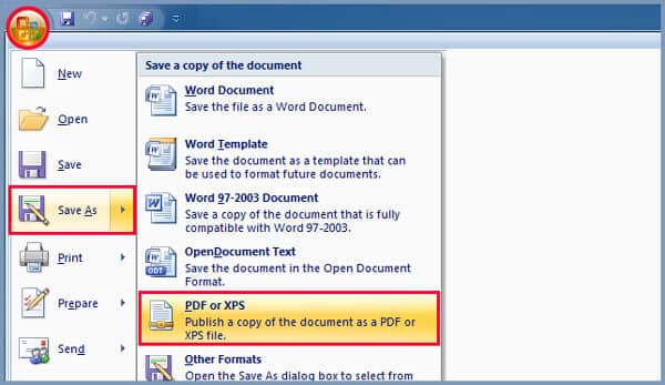 Uložit PPT do PDF