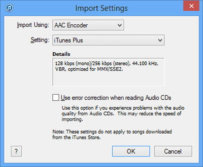 Import Settings