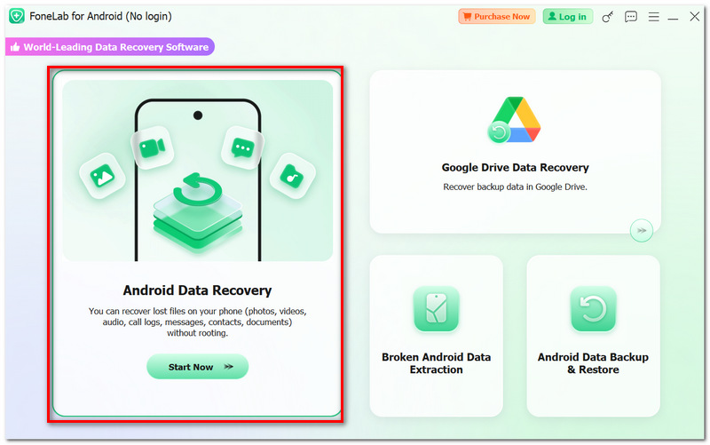 Select Android Data Recovery
