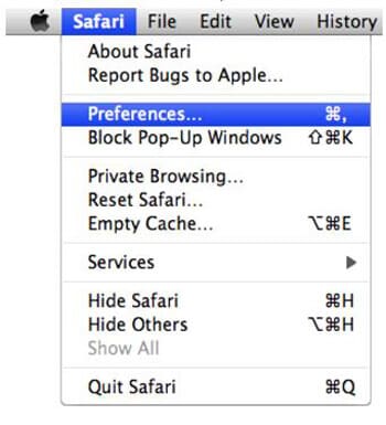 Impostazioni Safari