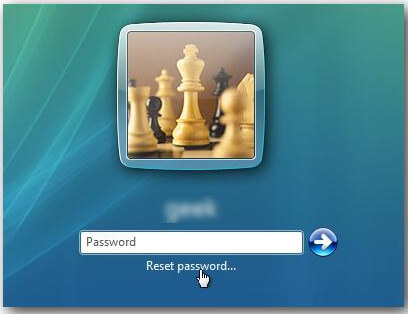 FPassword Reimposta disco