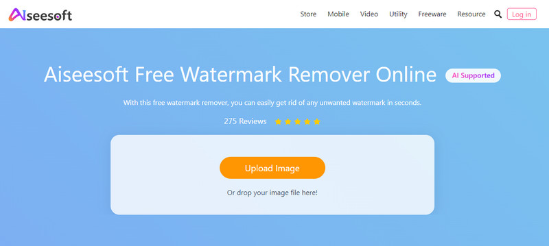 Aiseesoft Free Watermark Remover Online