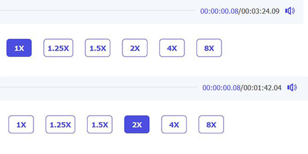 Differenze tra i video 2X e quello originale