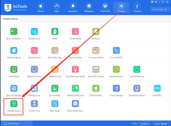 3uTool Toolbox Virtuell plassering