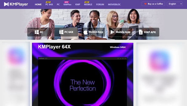 KMPlayer 4k Player til Windows PC