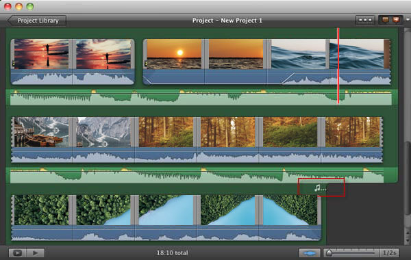 Find Wanted Background Music in iMovie