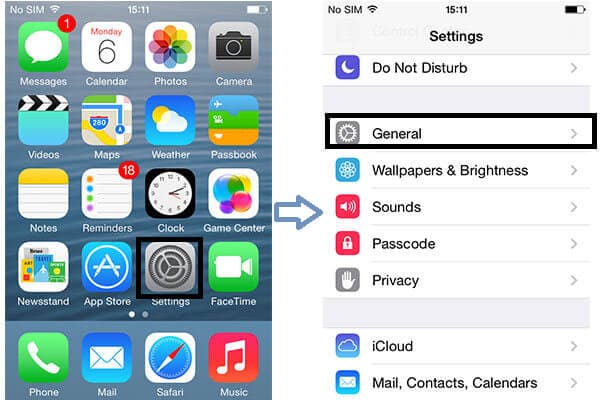 Nastavení klávesnice iPhone Emoji Obecné
