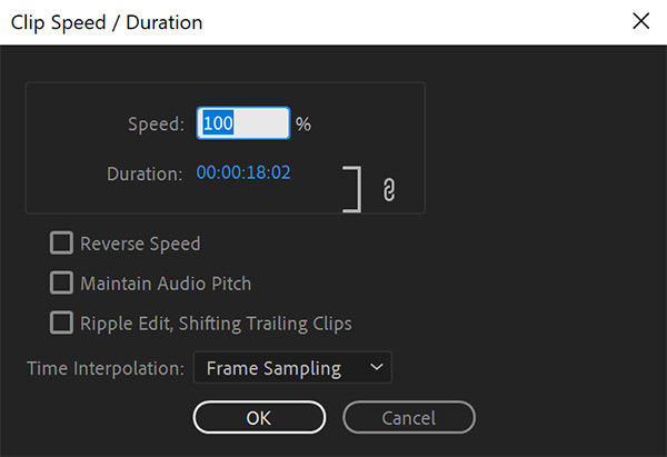 Hidasta videoita Adobe Premiere