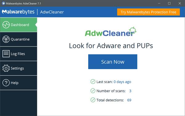 恶意软件Adwcleaner