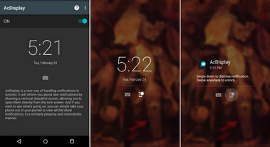 AcDisplay Lock Screen Apps voor Android