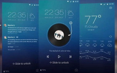Aplikace CM Locker Lock Screen pro Android