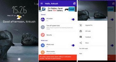 Aplikacje Hi Locker Lock Screen dla Androida