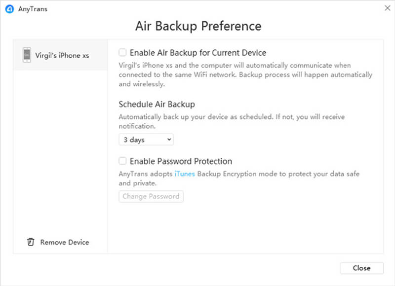 AirBackup