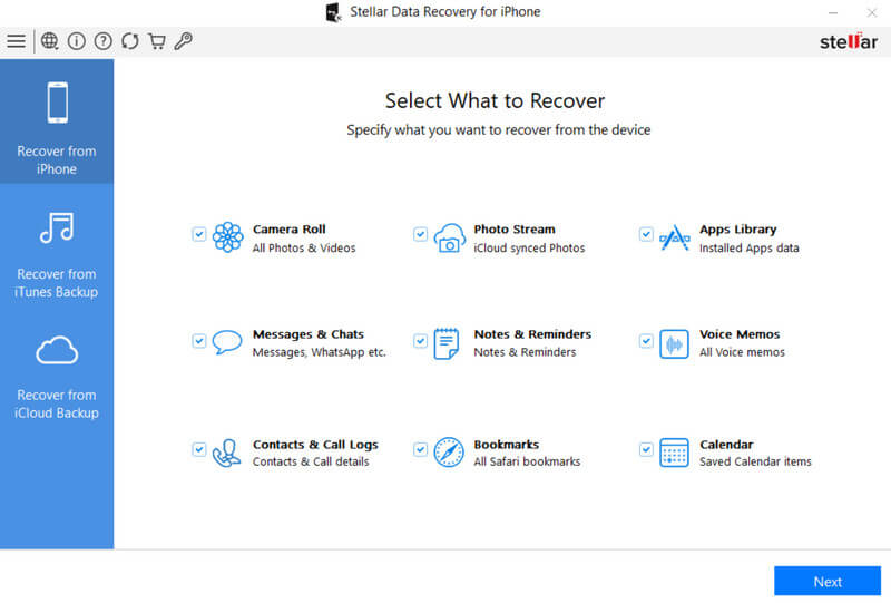 Stellar Data Recovery iPhonelle