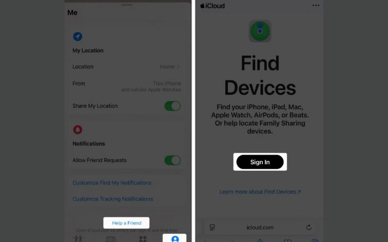 Reset With Findmyapp