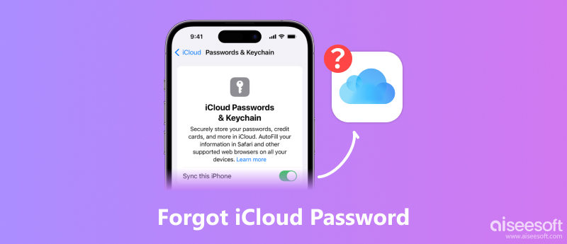 Ξεχάστε τον κωδικό πρόσβασης iCloud