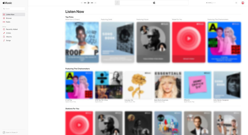 Apple Music katalógus