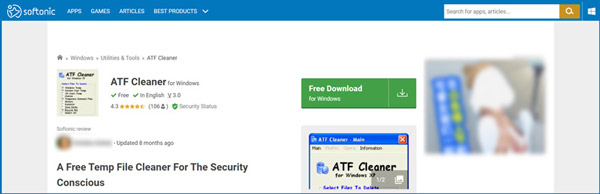 Download ATF Cleaner fra Softonic