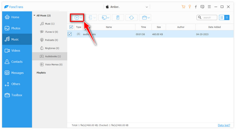 Upload Audiobooks to iPhone