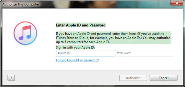 Enter ID and Password