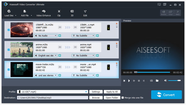 Add AVCHD file