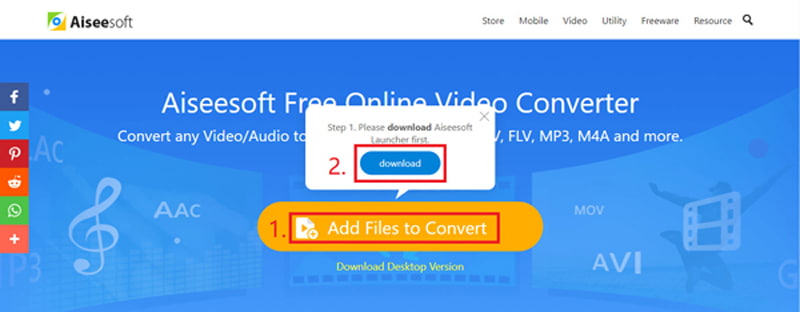 Convertitore video online gratuito