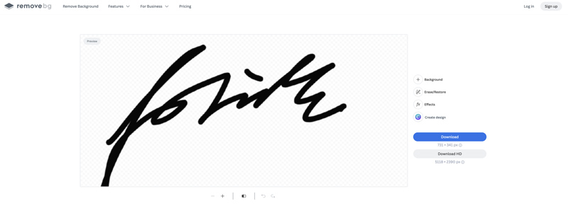 Background Remover For E Signature Remove Bg