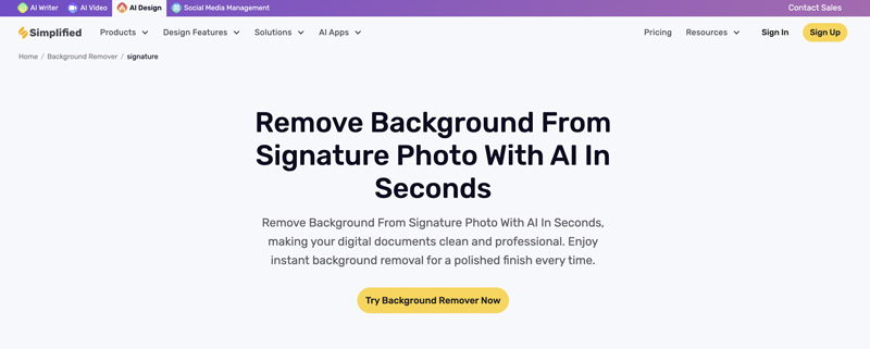 Background Remover For E Signature Simplified