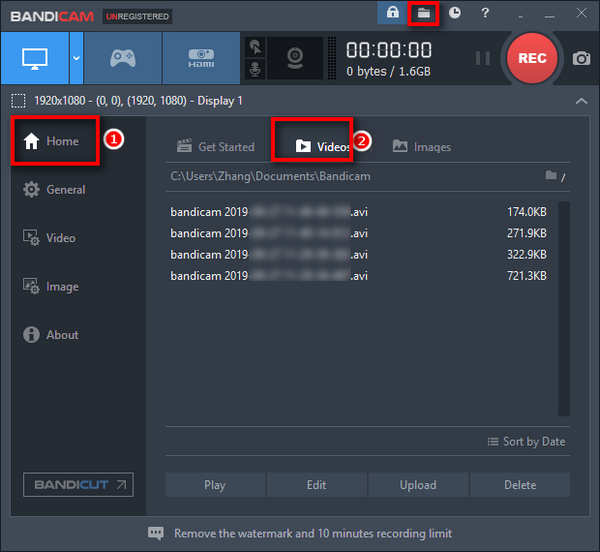 how to use bandicam screen recorder