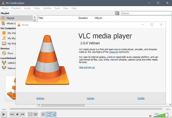 Lettore multimediale VLC