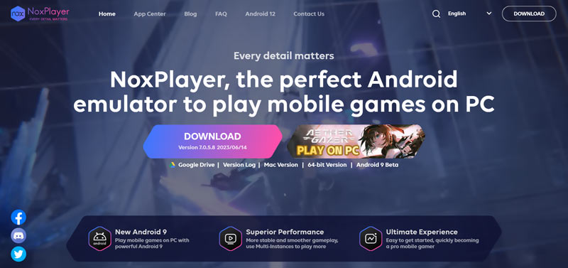 NoxPlayer Android App-afspiller