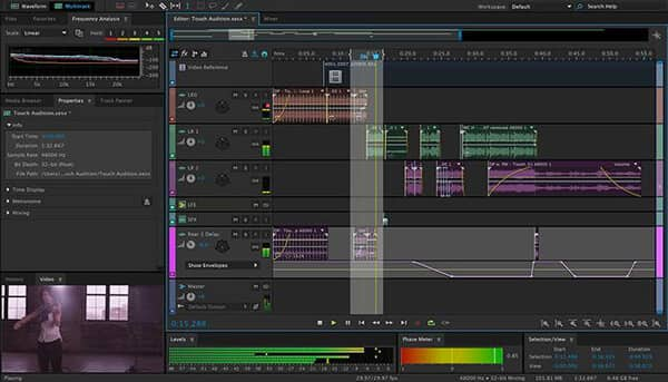 Beste audiobewerkingssoftware - Adobe Audition