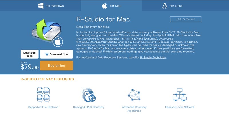 R Studio Data Recovery Mac