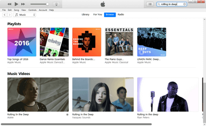 Organizzatore musicale di iTunes