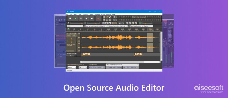 Nejlepší open source audio editory