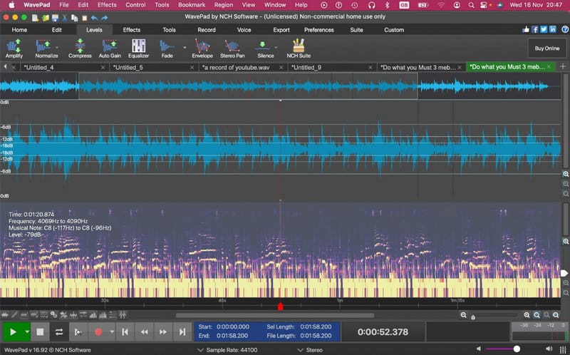 WavePad Audio-editor