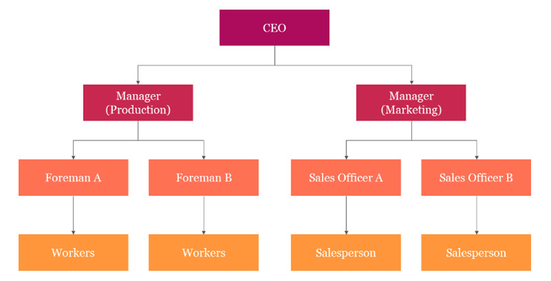 Struktura schematu organizacyjnego