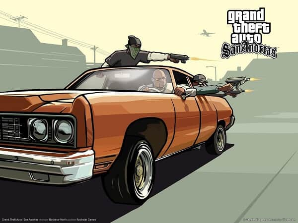 Grand Theft Auto San Andreas omslag