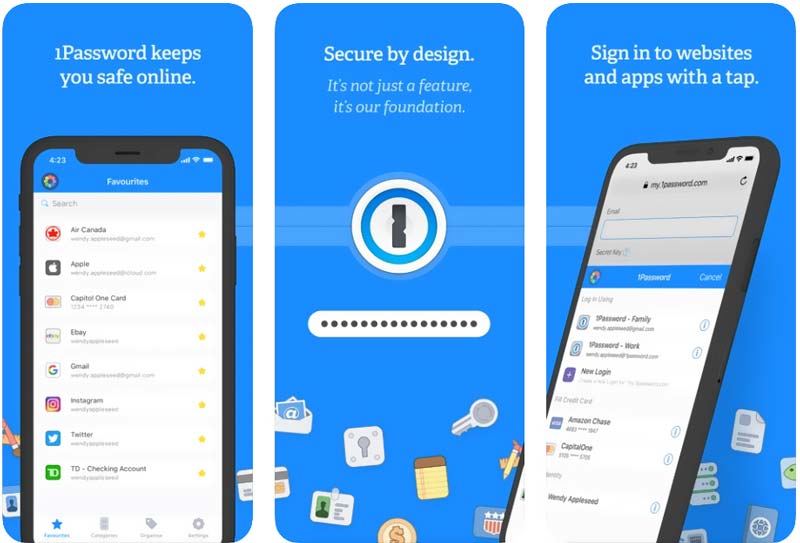 1Password 密码管理器应用程序