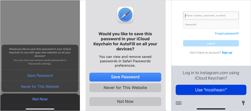 Χρησιμοποιήστε το ενσωματωμένο iPhone Password Manager Kyechain