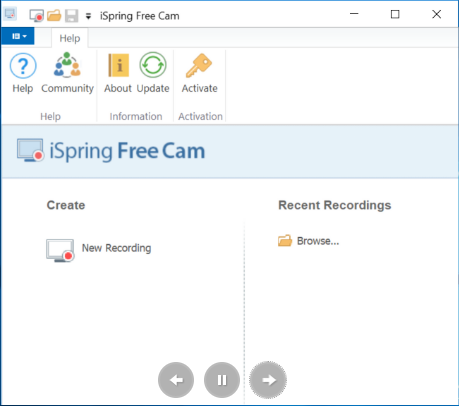 Ispring Free Cam